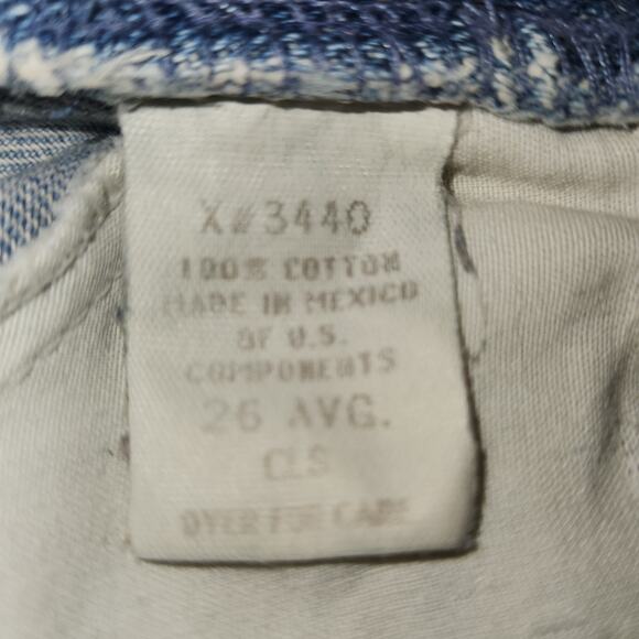 Venezia Women's Cut Off Jean Shorts Size 26 - Picture 6 of 9